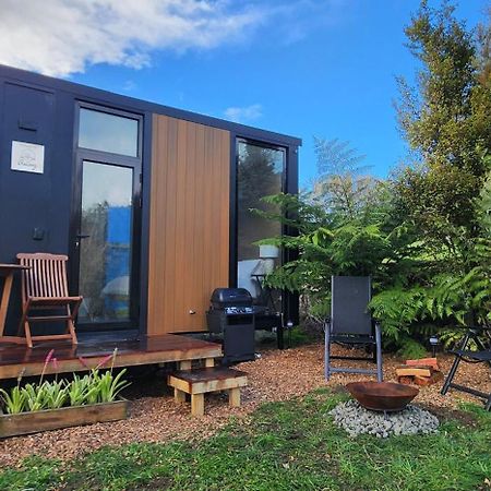 Cozy Cabin2 With Outdoor Bath At Dairy Flat Farm Waitoki Buitenkant foto
